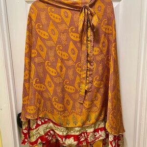 Reversible Wrap skirt - wear it multiple ways!